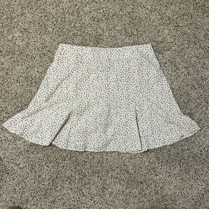 Pink Lily Large Floral Skort